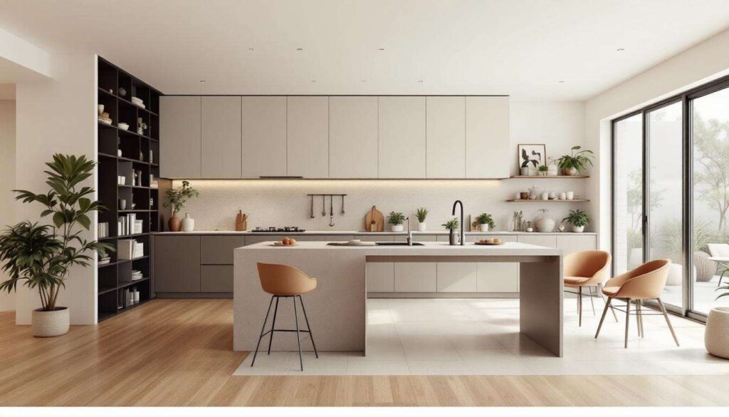 So You Want To Undo Your Open-Concept Kitchen? Here’s How To Make Open Plan Feel More Defined